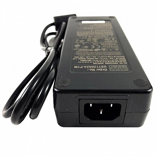 GST120A24-P1M  MEANWELL 120W 24VDC 5A 115/230VAC AC-DC Reliable Green Industrial Adaptor - GST120A24-P1M | StepperOnline UK