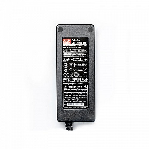 GST120A48-R7B MEANWELL 120W 48VDC 2.5A 115/230VAC AC-DC Reliable Green Industrial Adaptor - GST120A48-R7B | StepperOnline UK