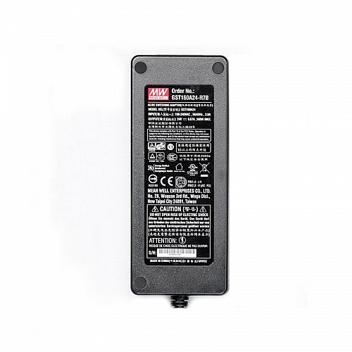 GST160A24-R7B MEANWELL 160W 24VDC 6.67A 115/230VAC AC-DC Reliable Green Industrial Adaptor - GST160A24-R7B | StepperOnline UK