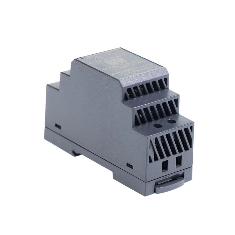 HDR-30-48 MEANWELL 36W 48VDC 0.75A 115/230VAC Ultra Slim Step Shape DIN Rail Power Supply - HDR-30-48 | StepperOnline UK