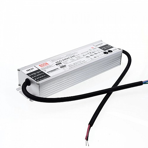 HLG-240H-24A MEANWELL 240W 10A 24V Constant Voltage + Constant Current LED Driver - HLG-240H-24A | StepperOnline UK