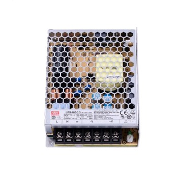 LRS-100-3.3 MEANWELL 66W 3.3VDC 20A 115/230VAC Enclosed Switching Power Supply LRS-100-3.3 MEANWELL 66W 3.3VDC 20A 115/230VAC Enclosed Switching Power Supply