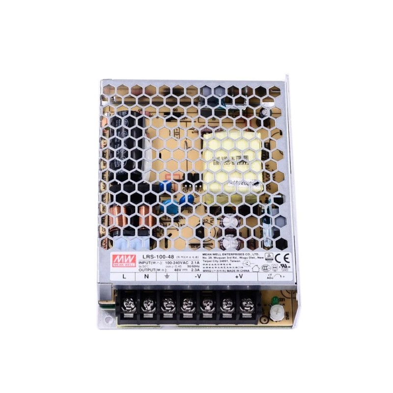 LRS-100-48 MEANWELL 100W 48VDC 2.3A 115/230VAC Enclosed Switching Power Supply - LRS-100-48 | StepperOnline UK