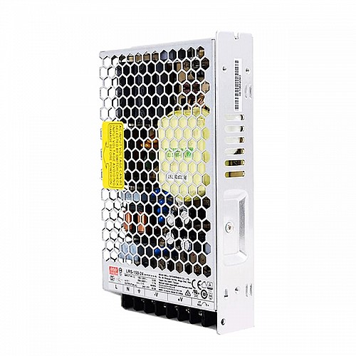 LRS-150-24 MEANWELL 150W 24VDC 6.5A 115/230VAC Enclosed Switching Power Supply - LRS-150-24 | StepperOnline UK