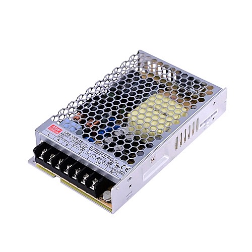 LRS-150F-15 MEANWELL 150W 15VDC 10A 115/230VAC Enclosed Switching Power Supply - LRS-150F-15 | StepperOnline UK