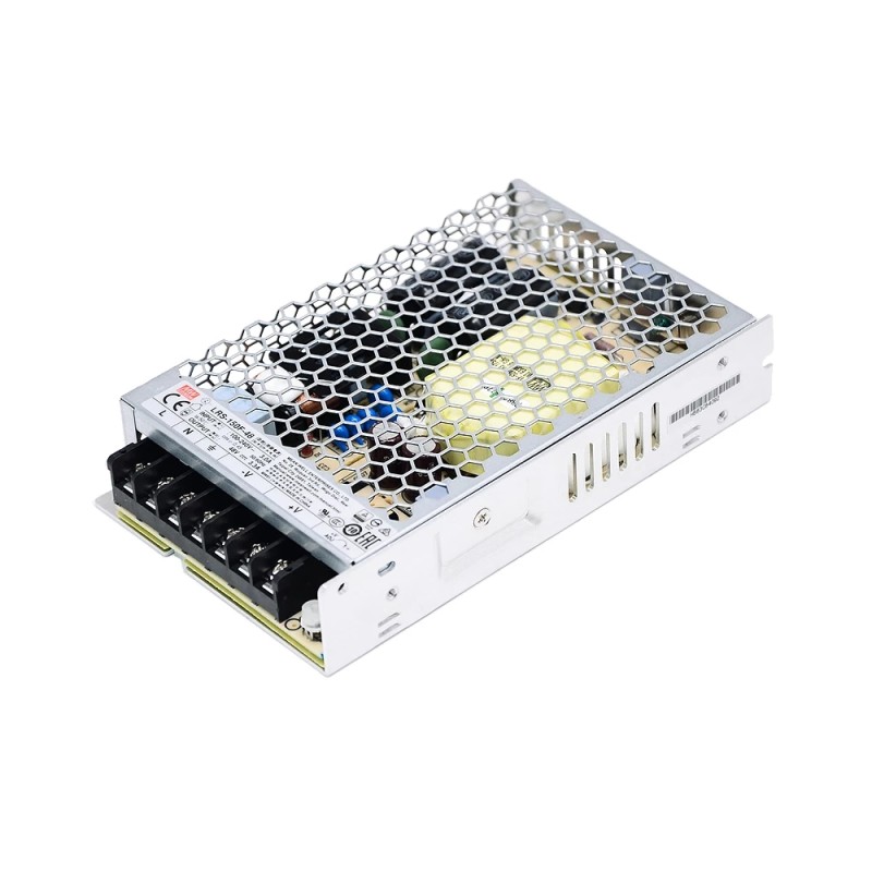 LRS-150F-48 MEANWELL 158.4W 48VDC 3.3A 115/230VAC Enclosed Switching Power Supply - LRS-150F-48 | StepperOnline UK