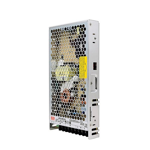 LRS-200-24 MEANWELL 200W 24VDC 8.8A 115/230VAC Enclosed Switching Power Supply - LRS-200-24 | StepperOnline UK