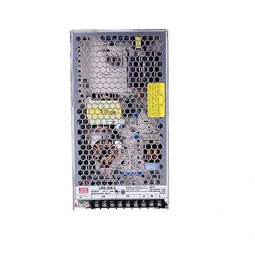 LRS-200-5 MEANWELL 200W 5VDC 40A 115/230VAC Enclosed Switching Power Supply - LRS-200-5 | StepperOnline UK
