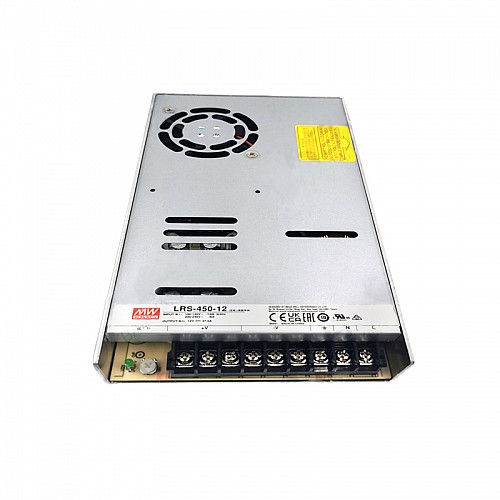 LRS-450-12 MEANWELL 450W 12VDC 37.5A 115/230VAC Enclosed Switching Power Supply - LRS-450-12 | StepperOnline UK