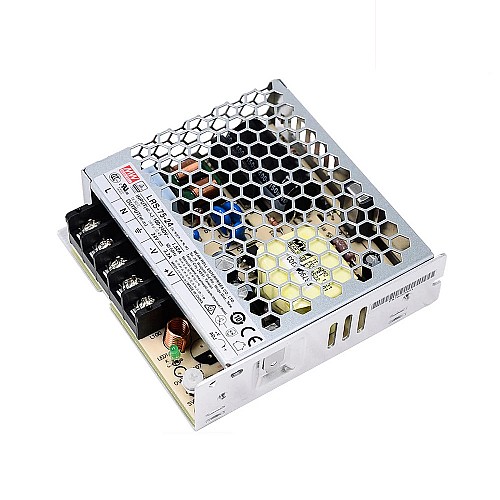 LRS-75-24 MEANWELL 75W 24VDC 3.2A 115/230VAC Enclosed Switching Power Supply - LRS-75-24 | StepperOnline UK