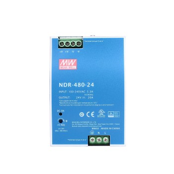 NDR-480-24 MEANWELL 480W 24VDC 20A 115/230VAC DIN Rail Power Supply