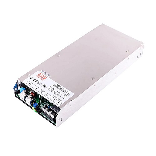 RSP-1000-48 MEANWELL 1008W 48VDC 21A 115/230VAC Power Supply With Single Output - RSP-1000-48 | StepperOnline UK