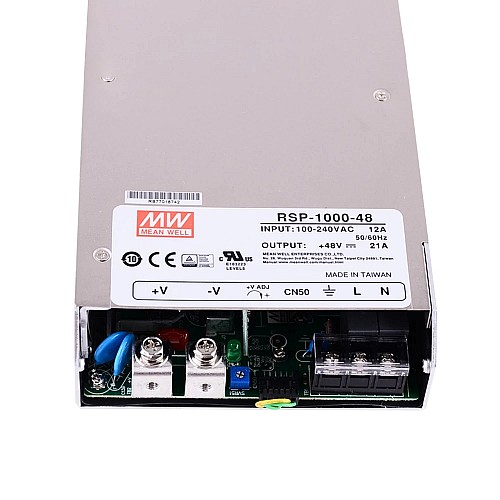 RSP-1000-48 MEANWELL 1008W 48VDC 21A 115/230VAC Power Supply With Single Output - RSP-1000-48 | StepperOnline UK