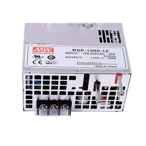RSP-1500-15 MEANWELL 1500W 15VDC 100A 115/230VAC Power Supply With Single Output - RSP-1500-15 | StepperOnline UK