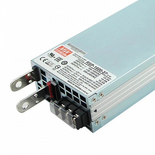 RSP-1600-27 MEANWELL 1593W 27VDC 59A 115/230VAC Power Supply With Single Output - RSP-1600-27 | StepperOnline UK