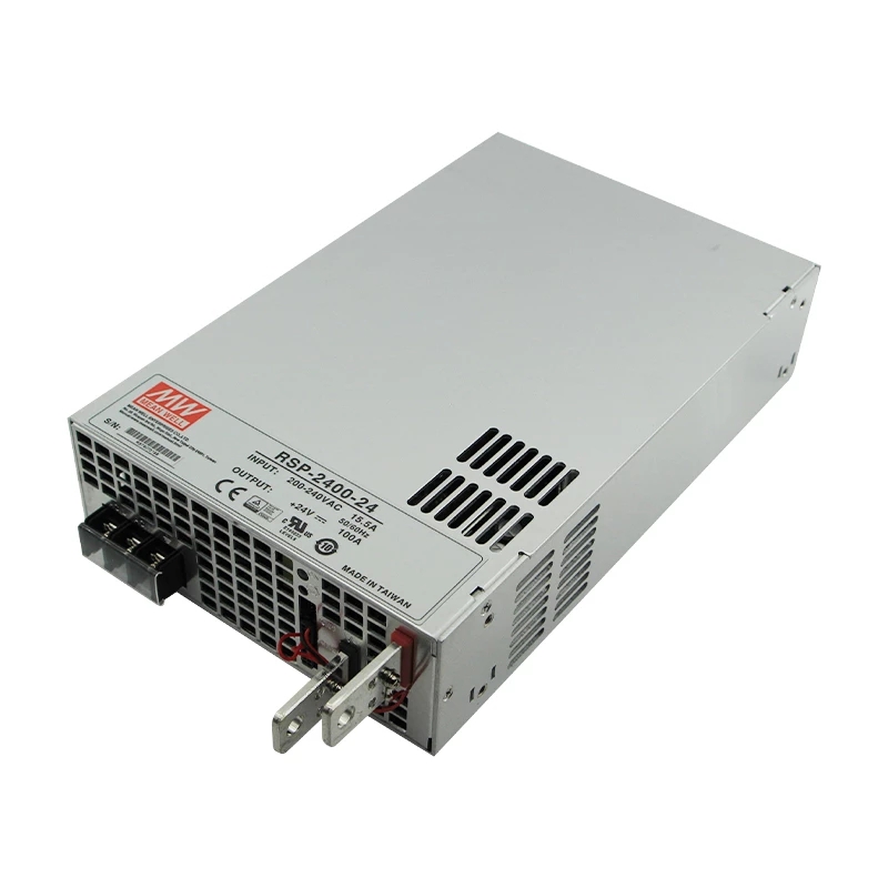 RSP-2400-24 MEANWELL 2400W 24VDC 100A 180/230VAC Power Supply With Single Output - RSP-2400-24 | StepperOnline UK