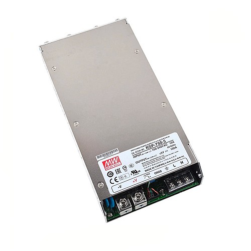 RSP-750-5 MEANWELL 500W 5VDC 100A 115/230VAC Power Supply With Single Output - RSP-750-5 | StepperOnline UK
