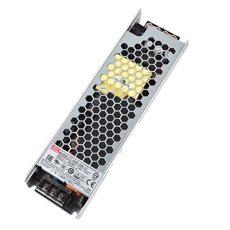 UHP-200-12 MEANWELL 200.4W 12VDC 16.7A 115/230VAC Slim Type With PFC Switching Power Supply - UHP-200-12 | StepperOnline UK