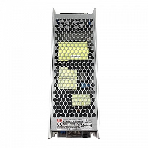 UHP-500R-24 MEANWELL 501.6W 20.9A 115/230VAC Slim Type With PFC Switching Power Supply - UHP-500R-24 | StepperOnline UK