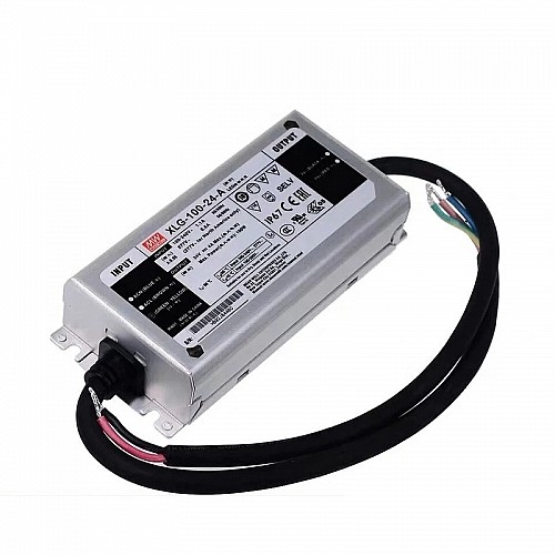 XLG-100-24-A MEANWELL 96W 24VDC 4A 115/230VAC Constant Power Mode LED Driver - XLG-100-24-A | StepperOnline UK