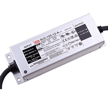XLG-150-12-A MEANWELL 150W 12VDC 12.5A 115/230VAC Constant Power Mode LED Driver