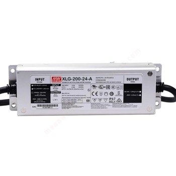 XLG-200-24-A MEANWELL 199.2W 24VDC 8.3A 115/230VAC Constant Power Mode LED Driver