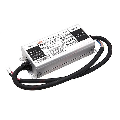 XLG-75-12-A MEANWELL 60W 12VDC 5A 115/230VAC Constant Power Mode LED Driver - XLG-75-12-A | StepperOnline UK