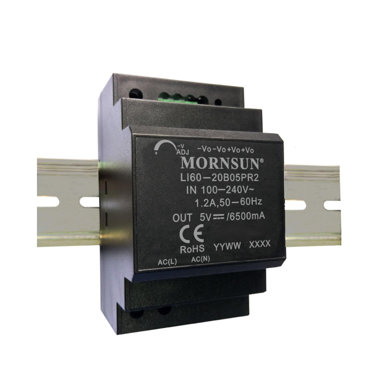 60W 15V 4.0A 85-264VAC/120-370VDC DIN Rail Switching Power Supply - LI60-20B15PR2 | StepperOnline UK