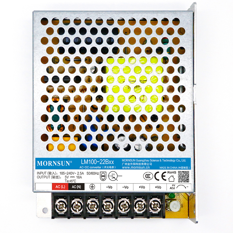 100W 24V 4.5A 165-264VAC/200-370VDC Switching Power Supply - LM100-22B24 | StepperOnline UK