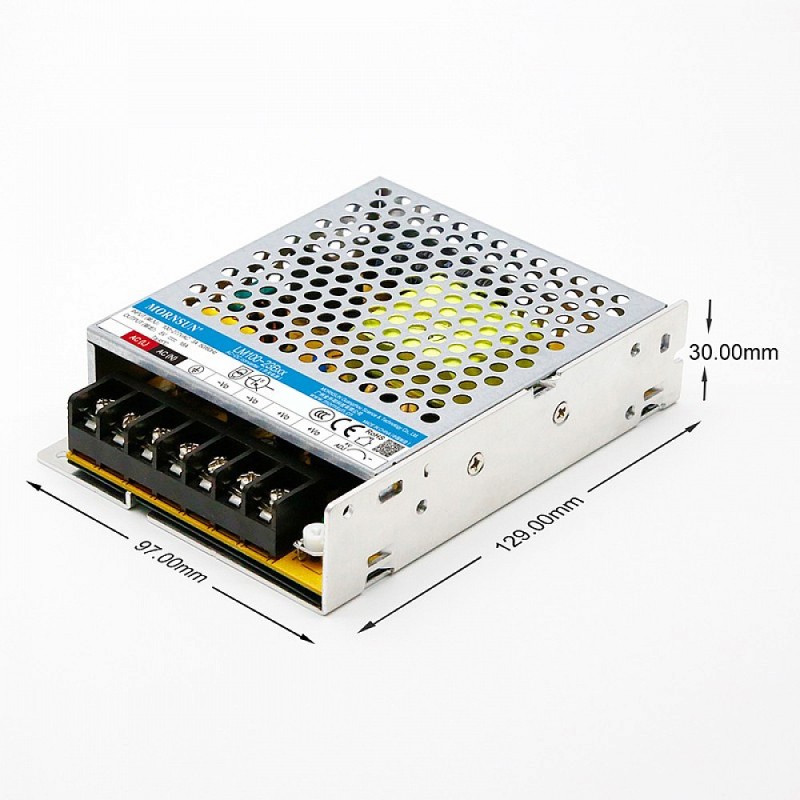 100W 24V 4.5A 85-305VAC/120-430VDC Switching Power Supply - LM100-23B24 | StepperOnline UK