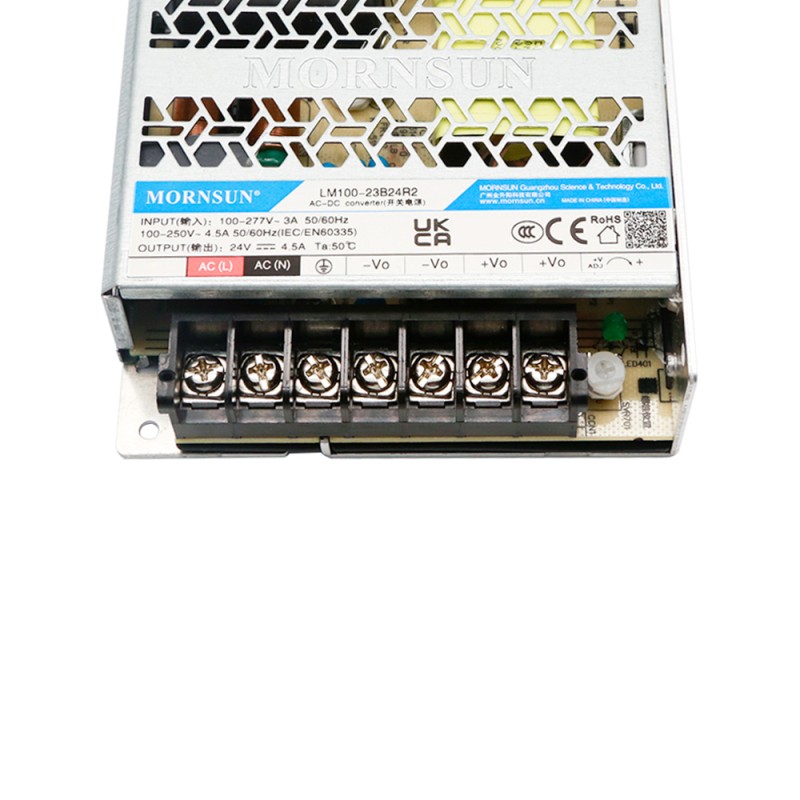 100W 24V 4.5A 80-305VAC/100-430VDC Switching Power Supply - LM100-23B24R2 | StepperOnline UK