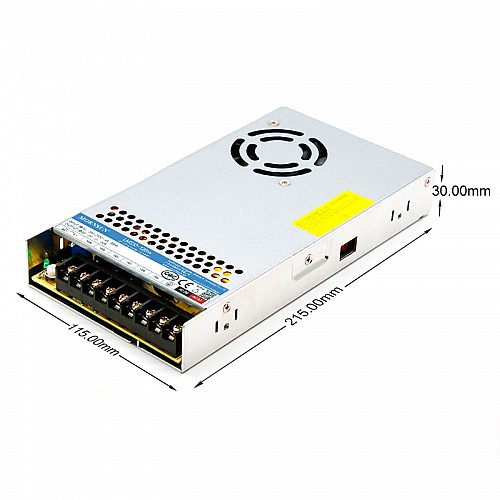 350W 12V 29.0A 176-264VAC/240-370VDC Switching Power Supply - LM350-12B12 | StepperOnline UK
