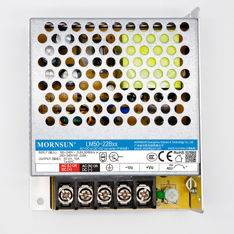 50W 36V 1.45A 165-264VAC/180-370VDC Switching Power Supply - LM50-22B36 | StepperOnline UK