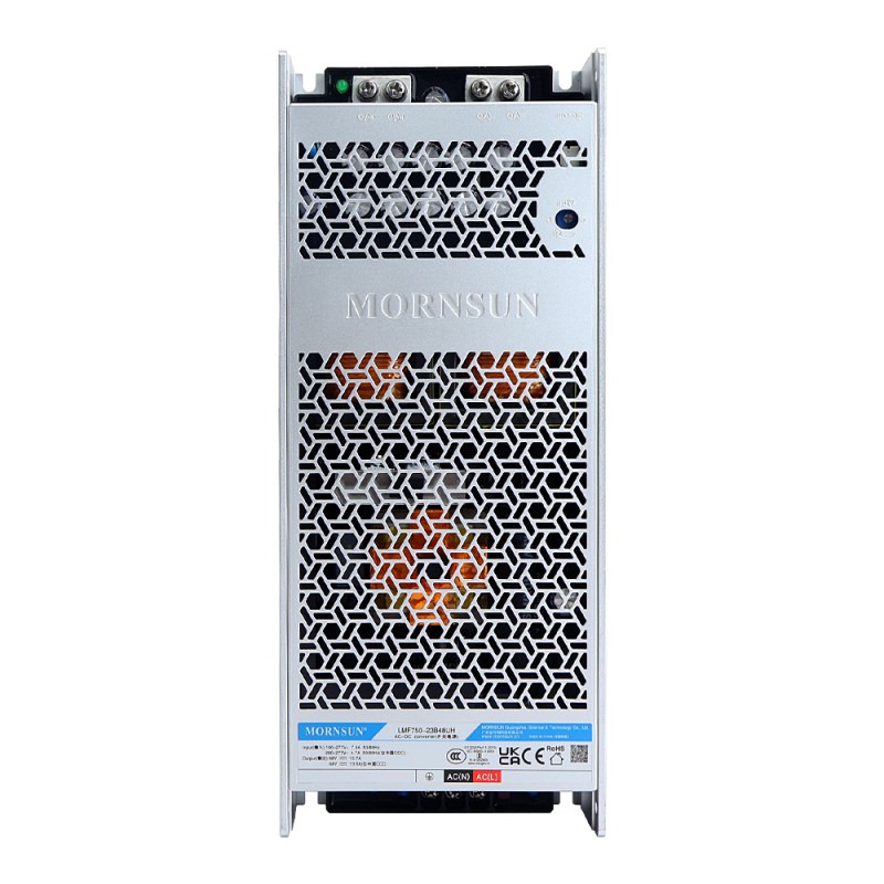 750W 48V 15.7A 85-305VAC/120-430VDC Switching Power Supply with PFC Function - LMF750-23B48UH | StepperOnline UK