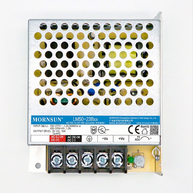 50W 36V 1.45A 85-305VAC/120-430VDC Switching Power Supply - LM50-23B36 | StepperOnline UK