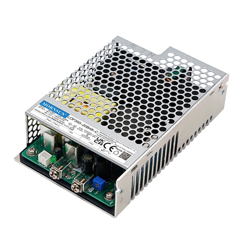 350W 24V 14.6A 90-264VAC/127-370VDC Switching Power Supply with PFC Function & Natural & Forced Cooling - LOF350-20B24-C | StepperOnline UK