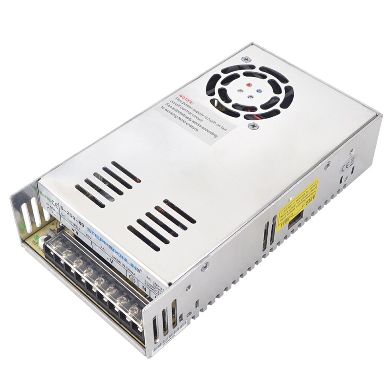 250W 80V 3.0A 115/230V Switching Power Supply Stepper Motor CNC Router Kits - S-250-80 | StepperOnline UK
