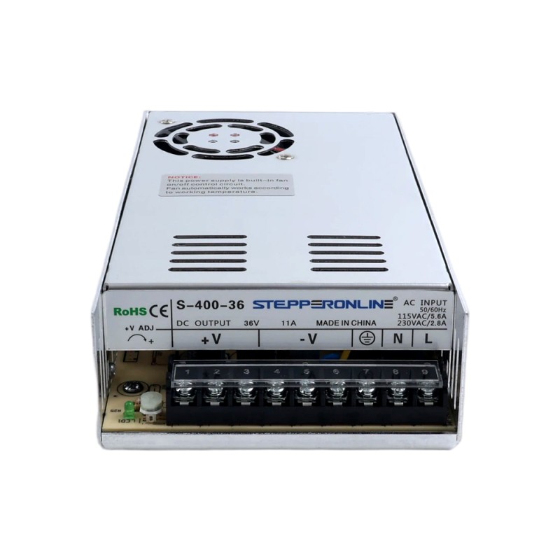 400W 36V 11A 115/230V Switching Power Supply Stepper Motor CNC Router Kits - S-400-36 | StepperOnline UK