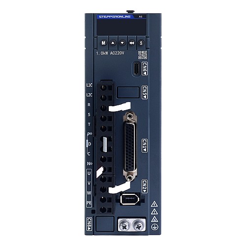 A6H Series 850W RS485 AC Servo Motor Kit 1500rpm 5.39Nm w/ Brake 17-Bit Absolute Encoder IP67 - A6H-RS850H2B1-M17 | StepperOnline UK