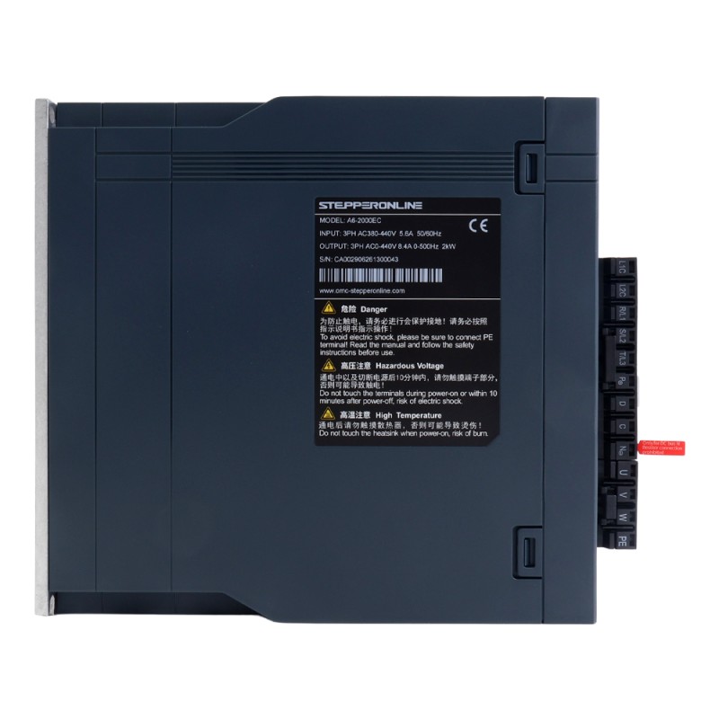 A6 Series 2500W EtherCAT AC Servo Motor Kit 3000rpm 7.96Nm 17-Bit Absolute Encoder IP67 - A6-EC2500H3A1-M17 | StepperOnline UK
