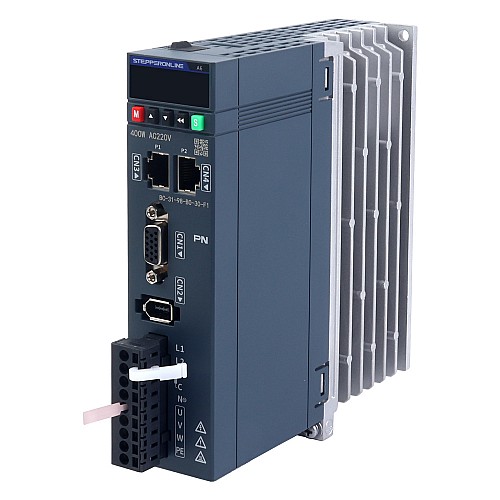 A6 Series 400W PROFINET AC Servo Motor Kit 3000rpm 1.27Nm 17-Bit Absolute Encoder  IP67 - A6-PN400H2A1-M17 | StepperOnline UK