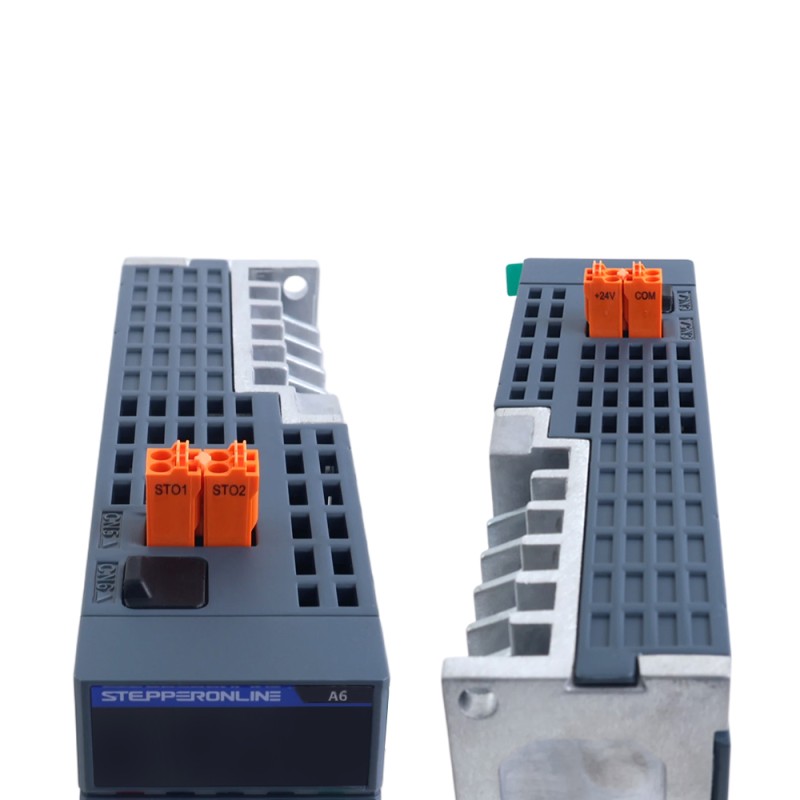 A6 Series 400W STO Safe Torque Off PROFINET AC Servo Motor Kit 3000rpm 1.27Nm 17-Bit Absolute Encoder IP67 - A6-PN400H2A1-M17-STO | StepperOnline UK