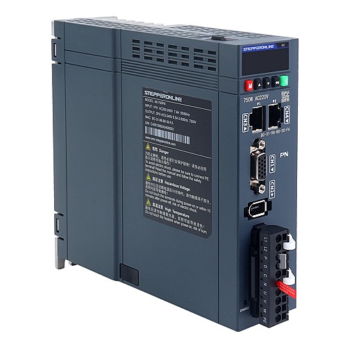 A6 Series 750W PROFINET AC Servo Motor Kit 3000rpm 2.39Nm 17-Bit Absolute Encoder IP67 - A6-PN750H2A1-M17 | StepperOnline UK