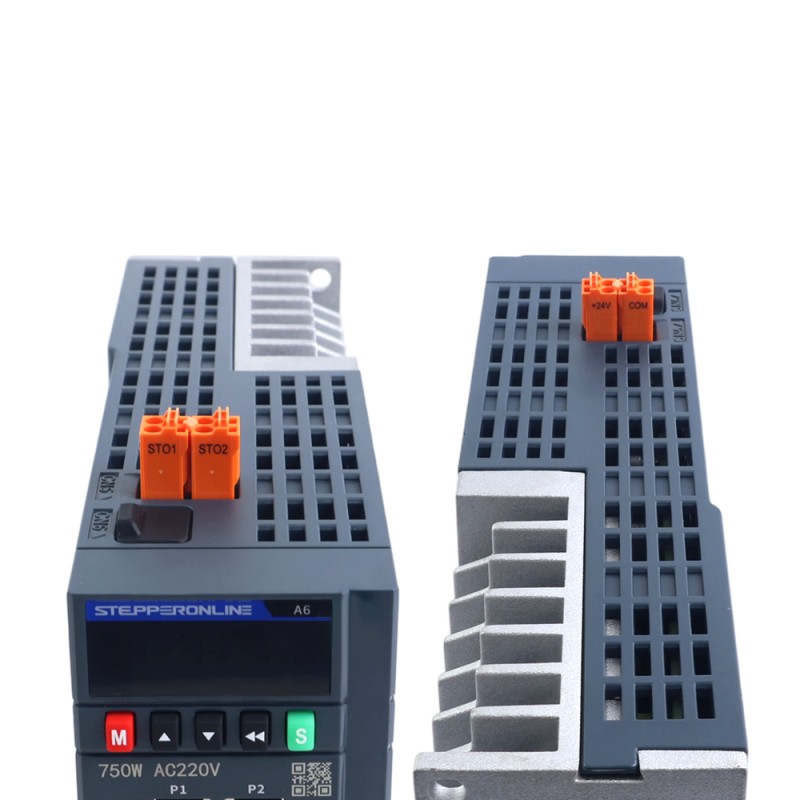 A6 Series 750W STO Safe Torque Off PROFINET AC Servo Motor Kit 3000rpm 2.39Nm 17-Bit Absolute Encoder IP67 - A6-PN750H2A1-M17-STO | StepperOnline UK