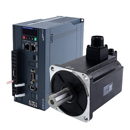 A6 Series 2000W EtherCAT AC Servo Motor Kit 3000rpm 6.37Nm 17-Bit Absolute Encoder IP67 - A6-EC2000H3A1-M17 | StepperOnline UK