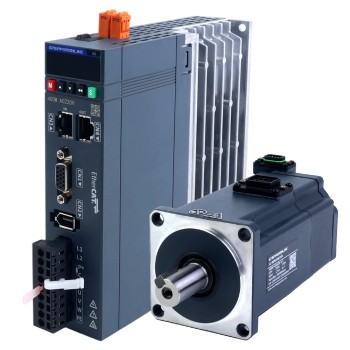 A6 Series 400W STO Safe Torque Off EtherCAT AC Servo Motor Kit 3000rpm 1.27Nm w/ Brake 17-Bit Absolute Encoder IP67