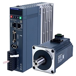 A6 Series 400W PROFINET AC Servo Motor Kit 3000rpm 1.27Nm w/ Brake 17-Bit Absolute Encoder  IP67