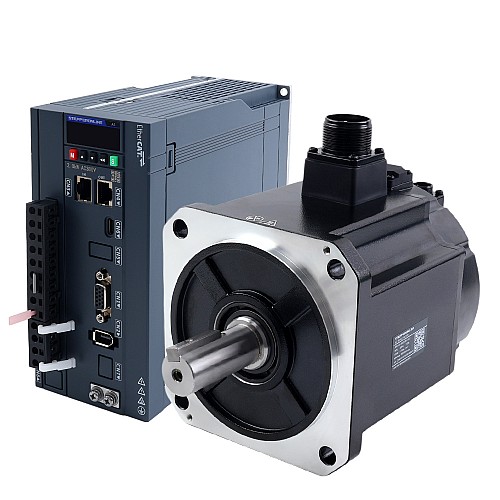 A6H Series 1800W EtherCAT AC Servo Motor Kit 1500rpm 11.50Nm w/ Brake 17-Bit Absolute Encoder IP67 - A6H-EC1800H3B1-M17 | StepperOnline UK