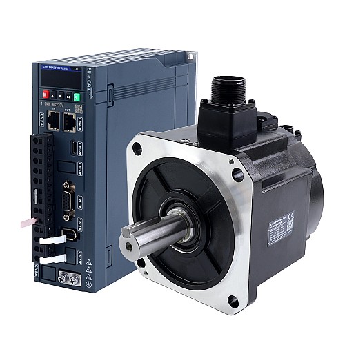 A6H Series 850W EtherCAT AC Servo Motor Kit 1500rpm 5.39Nm w/ Brake 17-Bit Absolute Encoder IP67 - A6H-EC850H2B1-M17 | StepperOnline UK