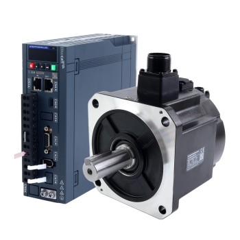 A6H Series 850W EtherCAT AC Servo Motor Kit 1500rpm 5.39Nm w/ Brake 17-Bit Absolute Encoder IP67